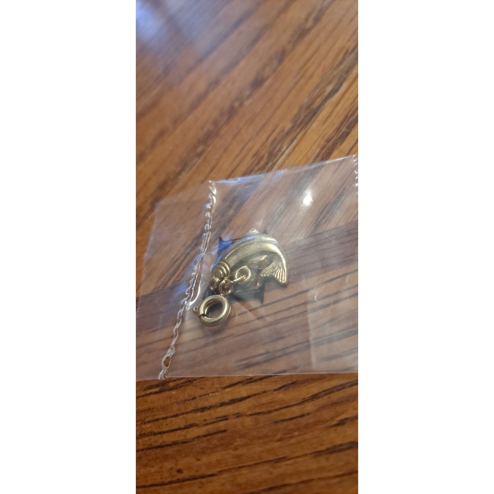 Gold-tone Fish Charm from Diamonds International